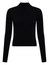 Marine Serre High-neck Top In Black