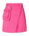 Marine Serre High Waist Skirt In Pink