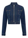 Marine Serre Jacket In Blue