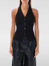 Marine Serre Moon Diamond Jacquard Top In Schwarz