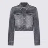 Marine Serre Jackets Blacks And Greys In Black