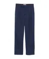 Marine Serre Moon Diamond-jacquard Trousers In Blue