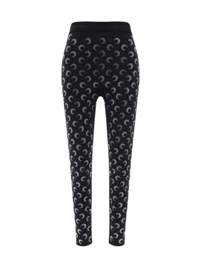 Marine Serre Moon Embellished Skinny In Black