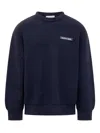 Marine Serre Jersey With Logo In Blue