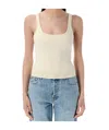 Marine Serre Moon Jacquard Knit Strap Top In Nude