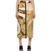 Marine Serre Ladies Multicolor Blanket Zipped Skirt