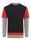 Marine Serre Layered T-shirt In Multi