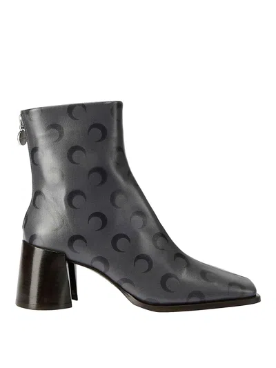 MARINE SERRE LEATHER BOOTS