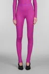 Marine Serre Moon Printed Skinny-cut Leggings In Purple