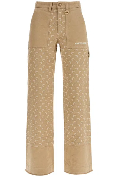 Marine Serre Light\n\nmoonlight Workwear In Beige