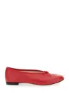 Marine Serre Red Repetto Edition Lilouh Soft Nappa Ballerina Flats In Red