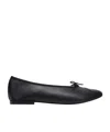 Marine Serre Black Repetto Edition Lilouh Soft Nappa Ballerina Flats In Black