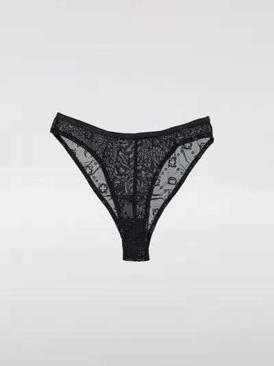 MARINE SERRE LINGERIE MARINE SERRE WOMAN COLOR BLACK,F69095002