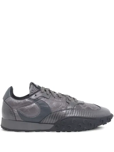 Marine Serre Lizard-skin Effect Sneakers In Gray