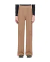 Marine Serre Logo Casual Pants In Brown