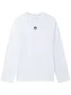 Marine Serre Basic Moon Cotton T-shirt In White