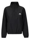 Marine Serre Recycled Nylon Track Jacket Clothing In Black