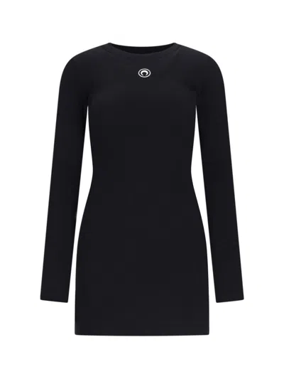 MARINE SERRE LOGO MINI DRESS
