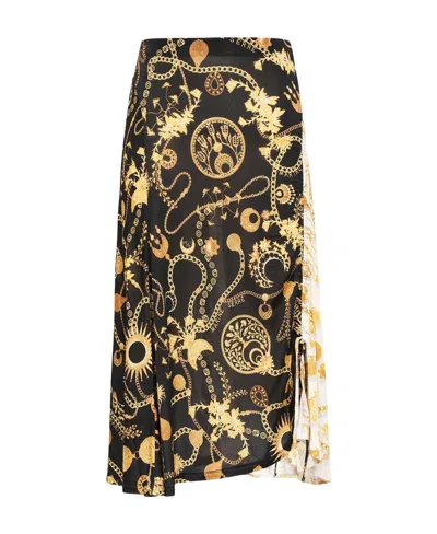 MARINE SERRE LOGO SKIRT