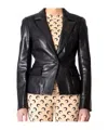 Marine Serre Long Sleeve Casual Jacket In Black