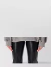 Marine Serre Long Sleeve Crew Neck Patterned Top In Burgundy