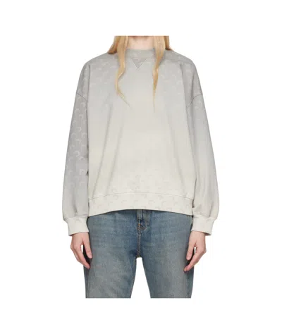 Marine Serre Long Sleeve Crewneck Sweatshirt