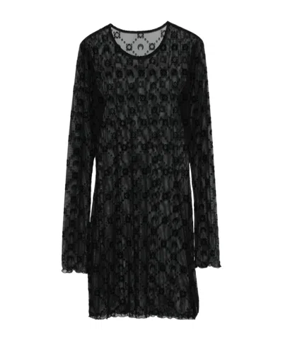 MARINE SERRE LONG-SLEEVED DRESS