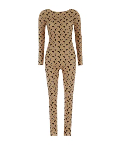 MARINE SERRE LONG-SLEEVED JUMPSUIT
