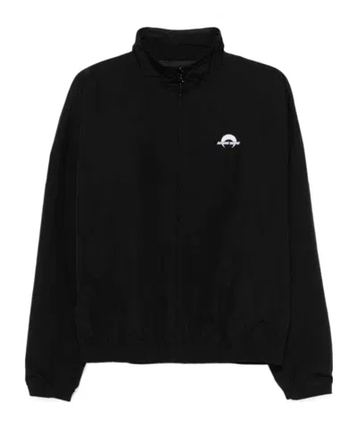 MARINE SERRE MARINE SERRE LOGO EMBROIDERED SPORT TRACK JACKET