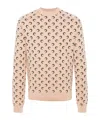 Marine Serre Sweater In Nude