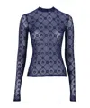 Marine Serre Long-sleeved Top In Multicolor