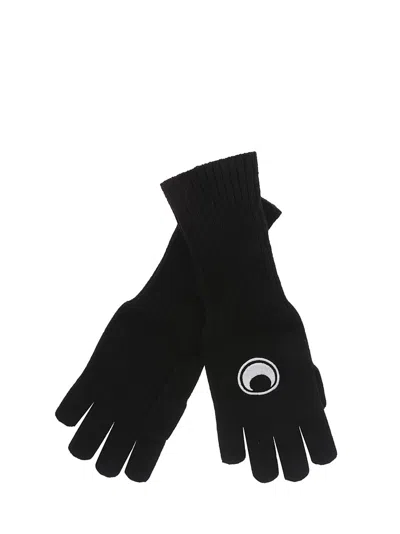 Marine Serre Long Gloves In Black