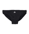 Marine Serre Medium-waist Swimwear Jersey Brief In Black
