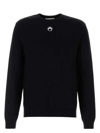 MARINE SERRE MEN'S STRETCH VISCOSE SWEATER