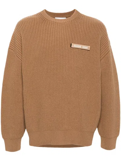 Marine Serre Merino Sweater In Neutrals