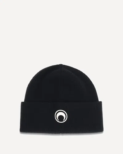 MARINE SERRE MERINO WOOL BEANIE HAT