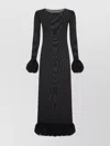 Marine Serre Semi-sheer Maxi Dress