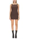 Marine Serre Mini Dress In Br50