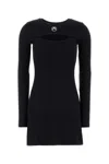 Marine Serre Crescent Moon-embroidered Mini Dress