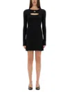 Marine Serre Crescent Moon-embroidered Mini Dress