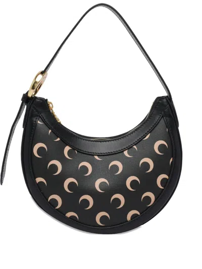 MARINE SERRE MINI ECLIPS MOON-PRINT SHOULDER BAG