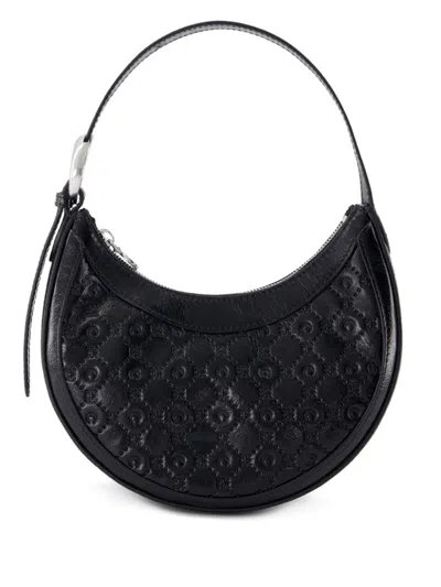 Marine Serre Mini Eclips Shoulder Bag In Black