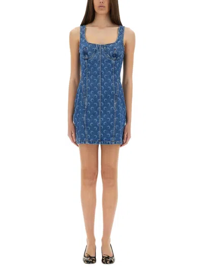 MARINE SERRE MARINE SERRE MINI MOON DRESS