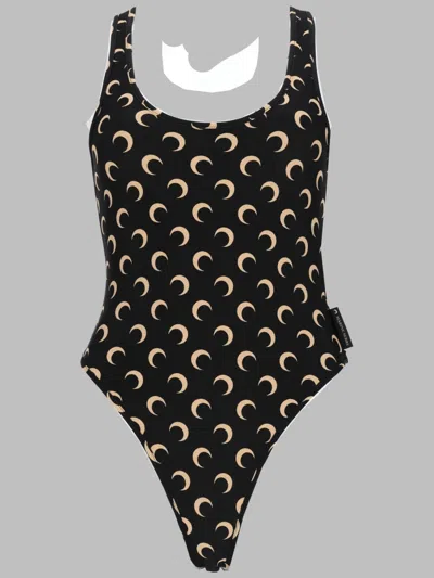 Marine Serre Mini Swimwear For Women - Ss26 Collection In Black