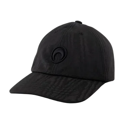 Marine Serre Moire Cap In Black