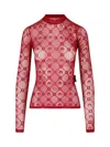 Marine Serre Monogram Top In Multi