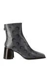 Marine Serre Moon Airbrushed Leather Ms Block In Stone Grey