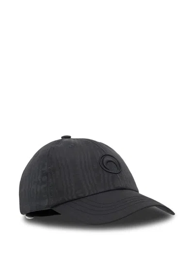 Marine Serre Moon Baseball Cap In Black