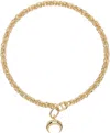 Marine Serre Moon Braided Chain Necklace