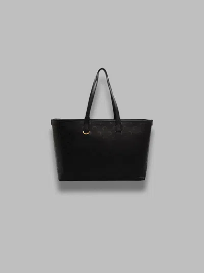 Marine Serre Moon Canvas Core Bag In Black